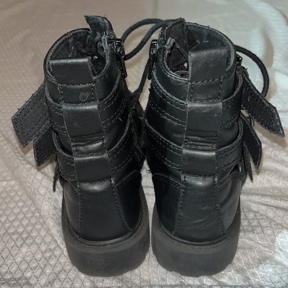 Zara Black Kids Jewel Boots Size 34 - Picture 8 of 15